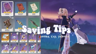 WATCH THIS IF YOU SPEND TOO MUCH : *Saving Tips* | Genshin Impact