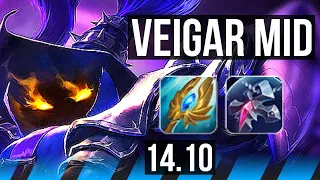 VEIGAR vs AURELION SOL (MID) | 9/1/8, Legendary | BR Master | 14.10