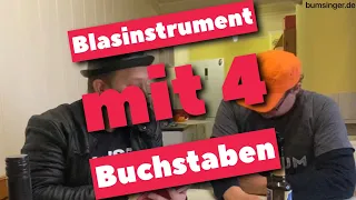 Sepp BUMSINGER - Rätselheft Blasinstrument mit 4 Buchstaben