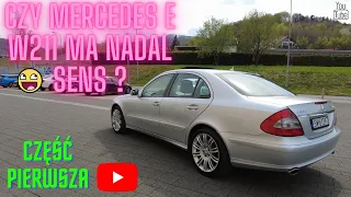 Recenzja Mercedes-Benz E Klasa W211 z mocnym benzynowym silnikiem