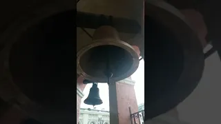 Звон в благовестник колокольни храма св. Георгия в Лучниках