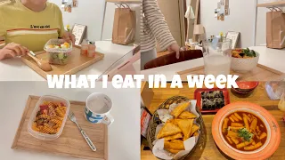 🍲 WHAT I EAT IN A WEEK as a college student in Korea 🇰🇷 College diary 📔 | ft. DemoCreator