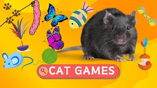 Cat Games 😸 Unique Games for Cats - CAT TV Compilation | Cat tv For Cats To Watch | No Ads 🐹