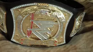 WWE COMMEMORATIVE SPINNER CHAMPIONSHIP BELT VS. ADULT SIZE REPLICA REVIEW & COMPARISON