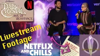 Dark Crystal Age of Resistance Netflix Panel from NYCC Livestream with Commentary