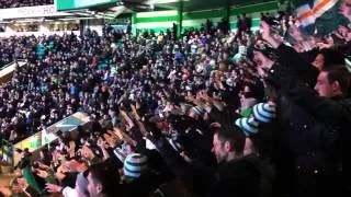 Celtic Fans - Celtic Ultras - Green Brigade - We Love You - Celtic v Aberdeen - Celtic FC