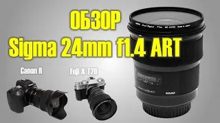 Обзор объектива Sigma 24mm f1.4 ART. Тест на ФФ и кропе.