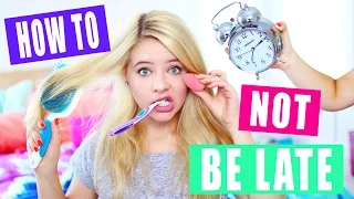 How to Avoid Being Late for School: Get Ready Fast!