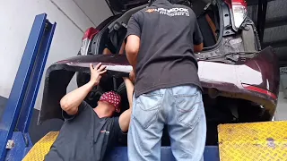 TOYOTA INNOVA rear bumper removal