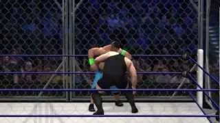 John Cena vs Big Show Steel Cage Match No Way Out PPV 2012 Sim