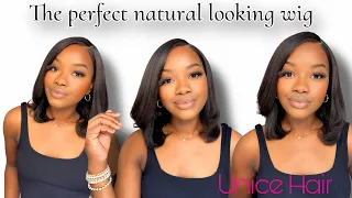 Perfect Natural Looking Wig! 😍Versatile King Straight Bob Wig | Ft Unice Hair