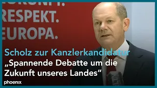 Olaf Scholz zur Kanzlerkandidatur von Armin Laschet