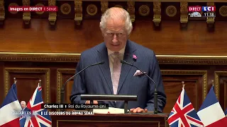 "Nous nous tenons aux côtés des Ukrainiens" : le discours intégral du roi Charles III au Sénat