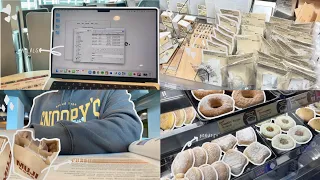 study vlog ☕️ taylor's university, studying in the library, muji shopping, cafes, alevels