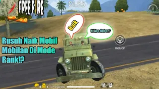 Nasib Rusuh Pakai Mobil Mobilan Di Mode Rank!-Garena Free Fire Battleground