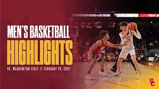 Men’s Basketball: USC 62, Washington State 60 - Highlights 2/20/22