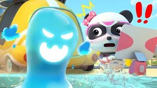 Monster in Water Pipe | Super Rescue Team | Kids Cartoon | Animation for Kids | BabyBus