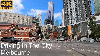 Driving In The City | Melbourne Australia | 4K UHD