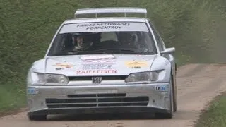 GREAT Sounds of BMW M3, Peugeot 306 MAXI, Ford Escort MK 1 and MK 2 at Critérium Jurassien 2013