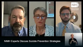 NIMH Experts Discuss Suicide Prevention Strategies