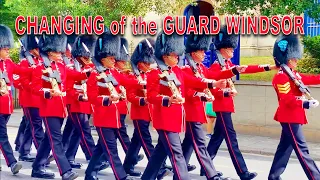 WINDSOR CASTLE GUARD|7 COMPANY COLDSTREAM GUARDS|BAND OF THE HOUSEHOLD CAVALRY,14th July 2022💂