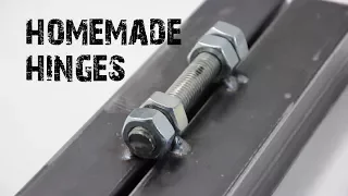 How to make hinges from nuts and bolts ( Life Hacks )