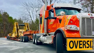 Trucking a CAT 6040 frame from Baltimore to Canada