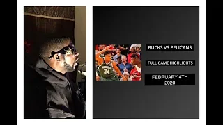 REACTION TO MILWAUKEE BUCKS VS NEW ORLEANS PELICANS FULL GAME HIGHLIGHTS 2019 NBA SEASON