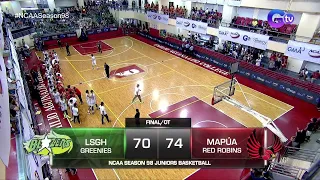 Winning moment: LSGH vs. Mapua (Jrs. Basketball) | NCAA Season 98