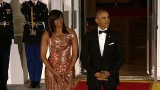 President Obama honors Italian PM at last state dinner