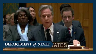 Secretary Blinken participates at the UN Security Council on Feb 24, 2023