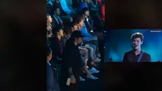 BTS reaction to Shawn Mendes 'In My Blood' @ BBMAs 2018