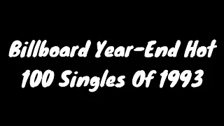 Billboard Year-End Hot 100 Singles Of 1993