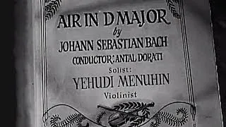 Johann Sebastian Bach "Air" from Orchestral Suite No.3 | Yehudi Menuhin