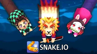 Snake.io - NEW EVENT SWORDS AND DEMONS 🐍 ALL SKINS UNLOCKED' Epic Best Snakeio Gameplay