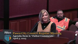 Pasco City Council Regular Meeting, April 3, 2023