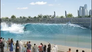 ABU DHABI OPENS WORLD'S LARGEST ARTIFICIAL WAVE POOLI#surfing #surf #shorts #dubai