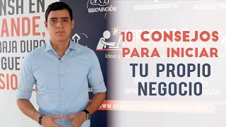 10 Consejos para pasar de la Idea a la Acción e Iniciar tu Propio Negocio