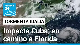 Tormenta tropical Idalia impacta Cuba; podría convertirse en huracán a su llegada a Florida