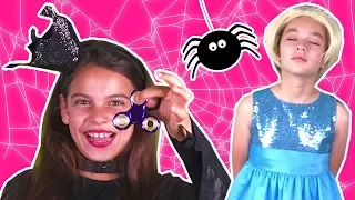 PRINCESS GETS HYPNOTIZED BY MAGIC FIDGET SPINNER -  Princesses In Real Life | Kiddyzuzaa