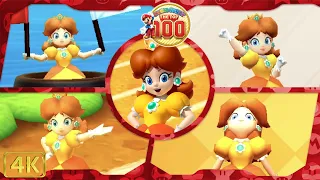 All Minigames (Daisy gameplay) | Mario Party: The Top 100 ⁴ᴷ