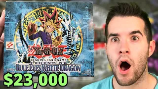 $23,000 Legend Of Blue-Eyes Booster Box OPENED!