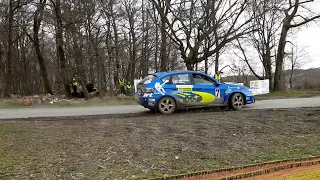 1. ADAC Hochtaunus Rallye 2023 - WP 3 Riedelbach am Zuschauerbereich