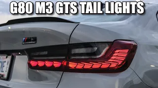 GTS TAIL LIGHTS FOR THE BMW G80 M3! (Install and review...)