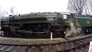 KWVR Steam Gala Sat 10th March 2018 Oliver Cromwell