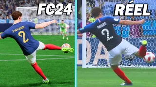 Je Reproduis les Plus Beaux Buts de l'Histoire sur FC24 (Mbappé met un but Incroyable)