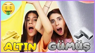 Balondan Ne Çıkarsa Slime Challenge Altın vs Gümüş Slaym Dila Kent