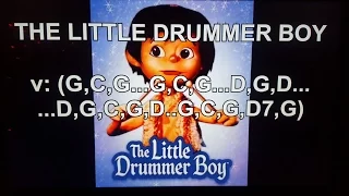 THE LITTLE DRUMMER BOY - Lyrics - Chords - NO AUDIO !!!