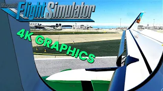 Microsoft Flight Simulator 2020 Wing View Landing In Denver | 4K Ultra Realism