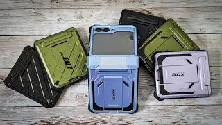 Samsung Galaxy Z Flip 5 Supcase UB Pro & Iblason armorBOX Case Review